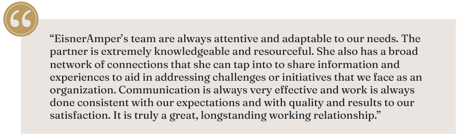 Client experience quote 3