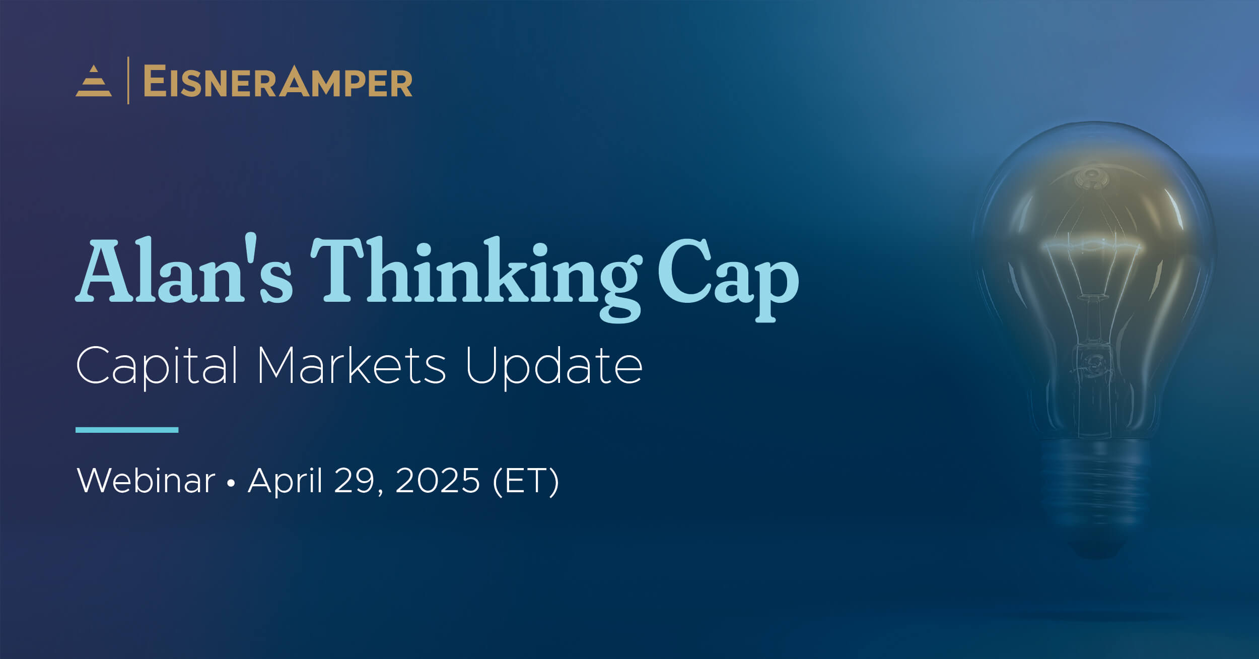 Alan's Thinking Cap | Capital Markets Update