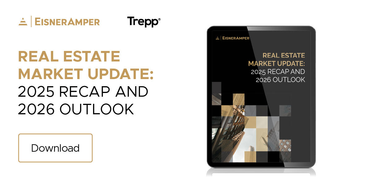 Real Estate Market Update: 2025 Recap and 2026 Outlook | EisnerAmper ...